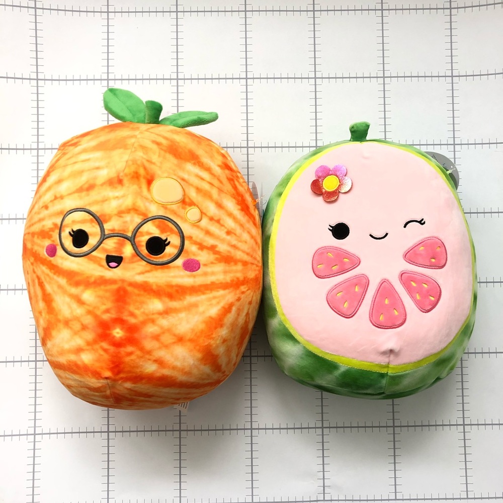 NWT Squishmallow Tang & Guava 11" Bundle